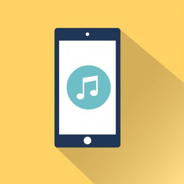 düz Smartphone simgesi 