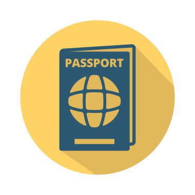 Düz seyahat simgesi