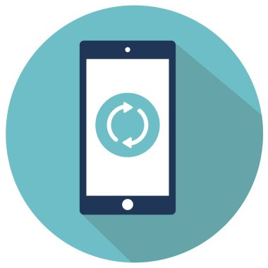 düz Smartphone simgesi 