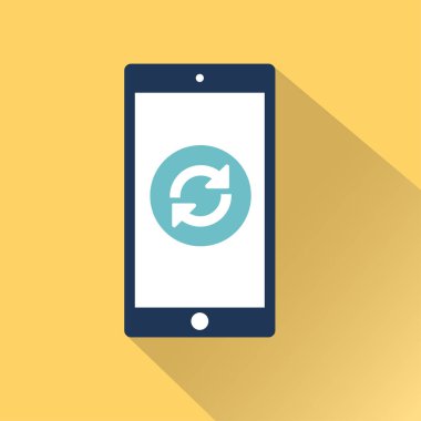 düz Smartphone simgesi 