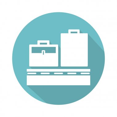 Düz seyahat simgesi