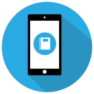 düz Smartphone simgesi 