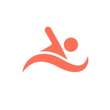 Düz seyahat simgesi