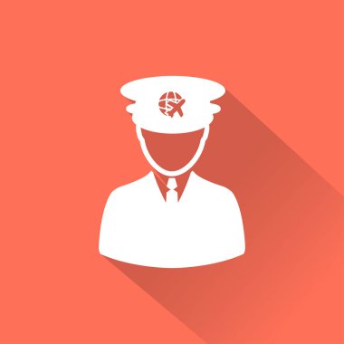 Düz seyahat simgesi