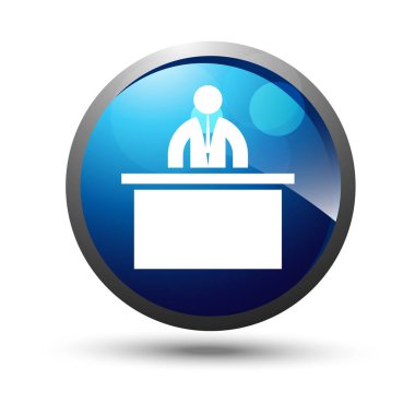 Alışveriş kutsal kişilerin resmi ya da düğme mavi