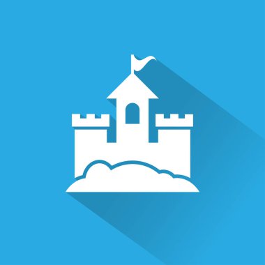 Düz seyahat simgesi