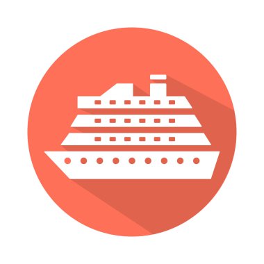 Düz seyahat simgesi