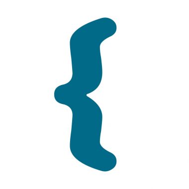 Mavi yazı tipi şablonu