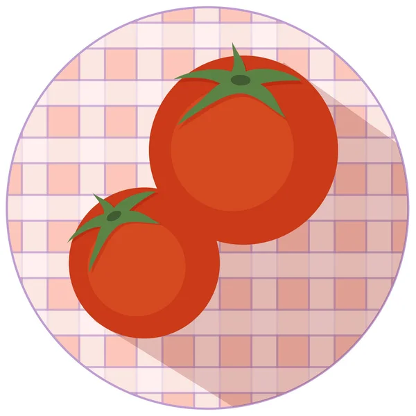 Icono de verduras coloridas — Vector de stock