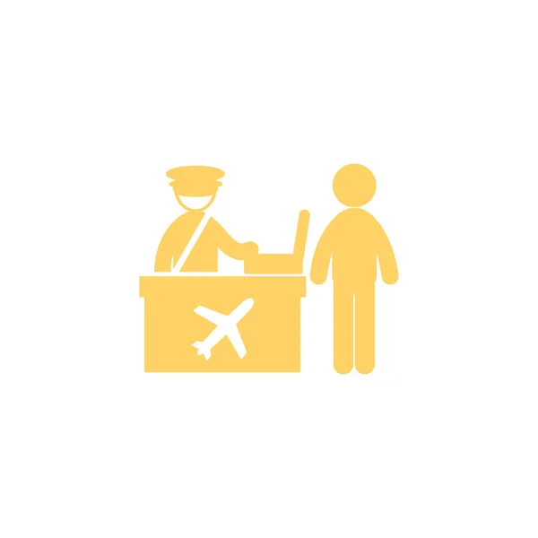 Flat travel icon — Stock Vector