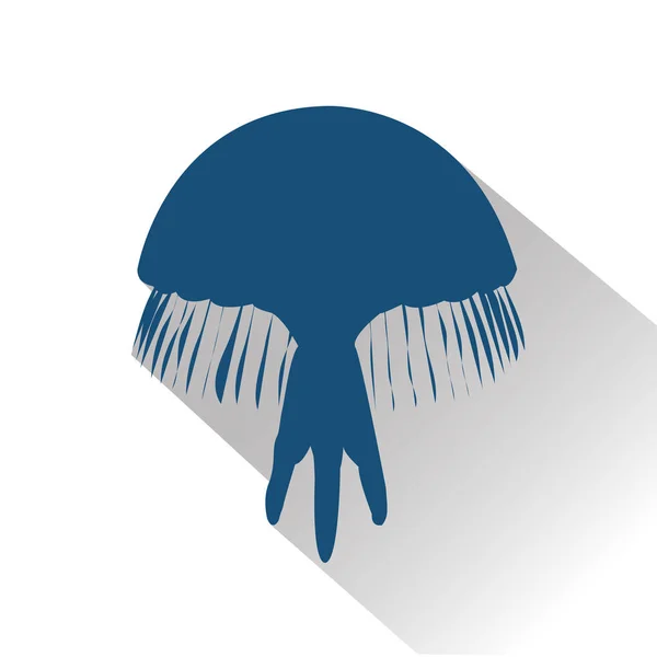 Icône animale bleue — Image vectorielle