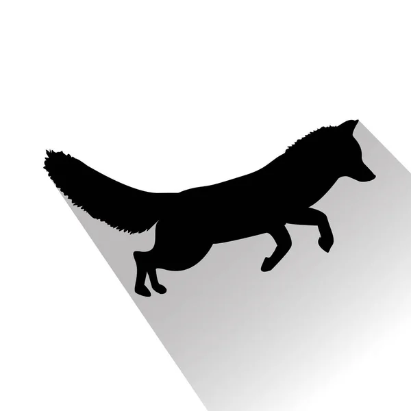 Fekete állat ikon — Stock Vector