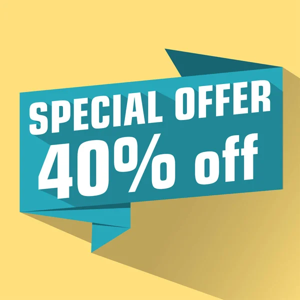 Special offer banner — Stock Vector