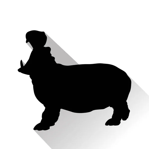 Black animal icon — Stock Vector