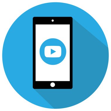 düz Smartphone simgesi 