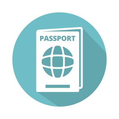 Düz seyahat simgesi