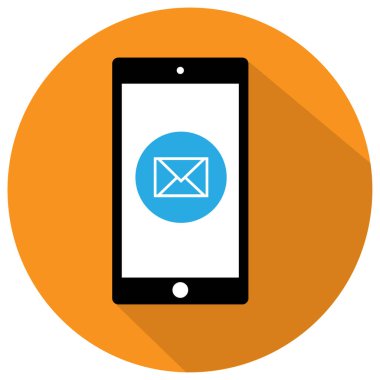 düz Smartphone simgesi 