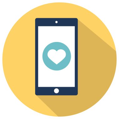 düz Smartphone simgesi 