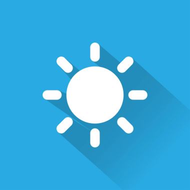 Düz seyahat simgesi