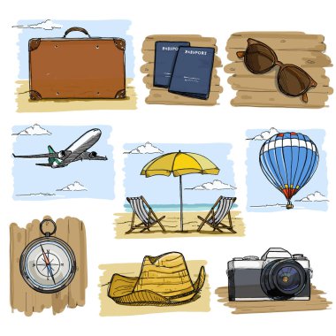 seyahat malzemeleri seti