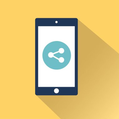 düz Smartphone simgesi 