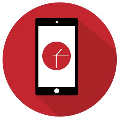 düz Smartphone simgesi 