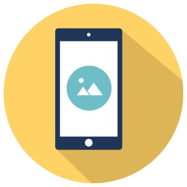 düz Smartphone simgesi 