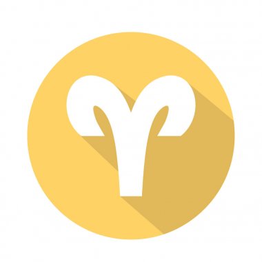 Renkli astrolojik simgesini