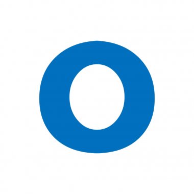 Mavi yazı tipi mektup