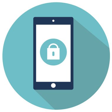 düz Smartphone simgesi 