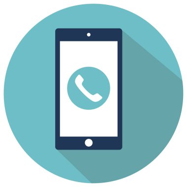 düz Smartphone simgesi 