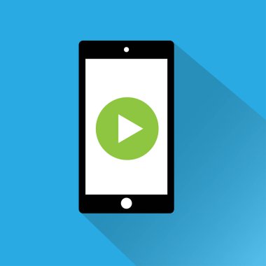 düz Smartphone simgesi 