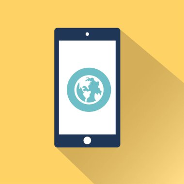 düz Smartphone simgesi 