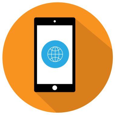 düz Smartphone simgesi 