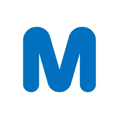 Mavi yazı tipi mektup