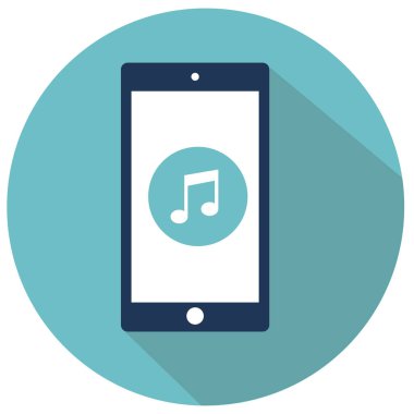 düz Smartphone simgesi 