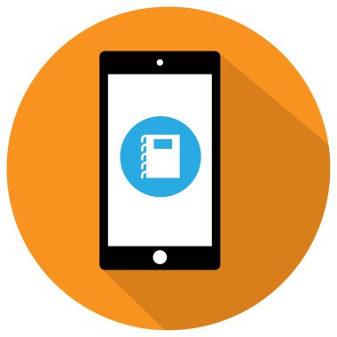 düz Smartphone simgesi 