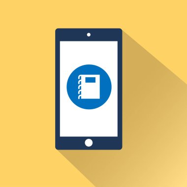 düz Smartphone simgesi 