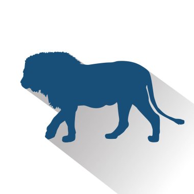 Mavi hayvan kutsal kişilerin resmi