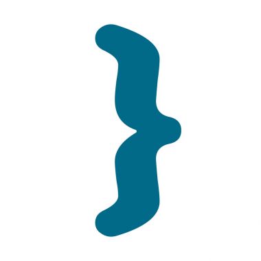 Mavi yazı tipi şablonu