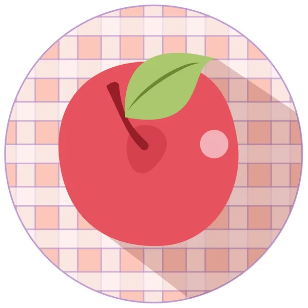 Colorido icono de la comida — Vector de stock