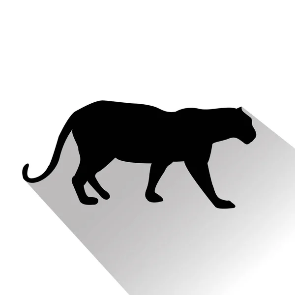 Черное животное — стоковый вектор
