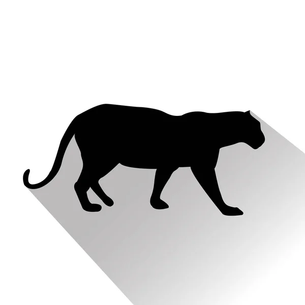 Black animal icon — Stock Vector