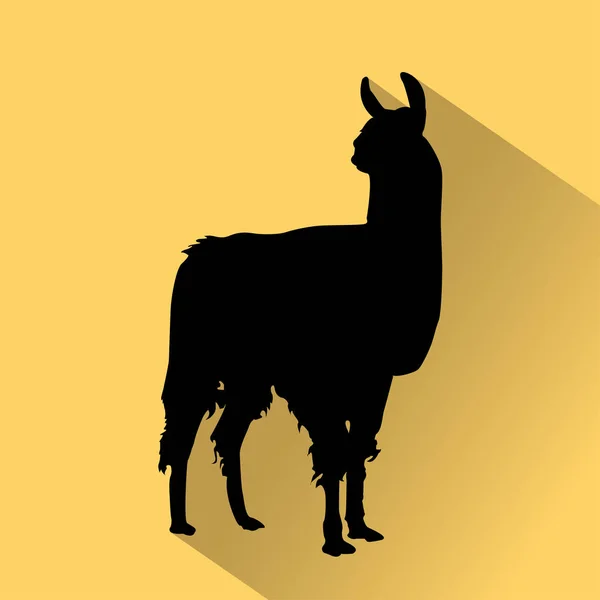 Schwarzes Tier-Symbol — Stockvektor