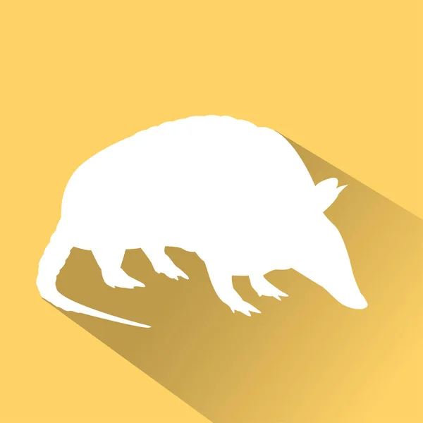 Icône d'animal blanc — Image vectorielle