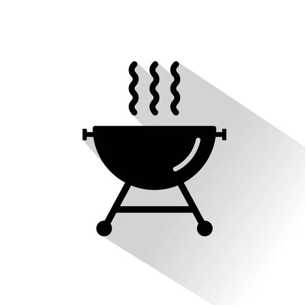 Icono de viaje negro — Vector de stock