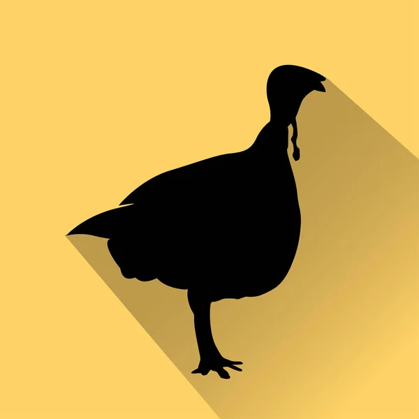 Pictograma animal negru — Vector de stoc