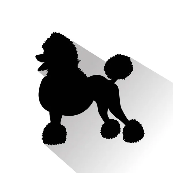 Zwarte dierlijke pictogram — Stockvector