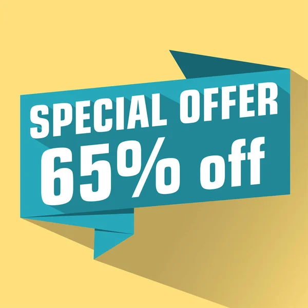 Special offer banner — Stock Vector