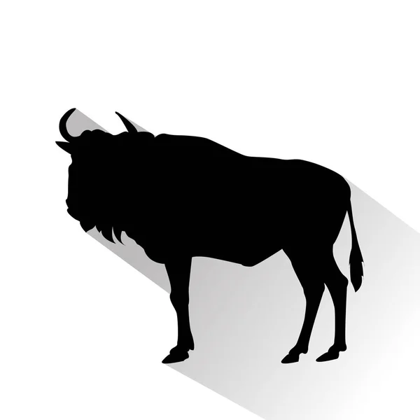 Czarna ikona zwierząt — Wektor stockowy